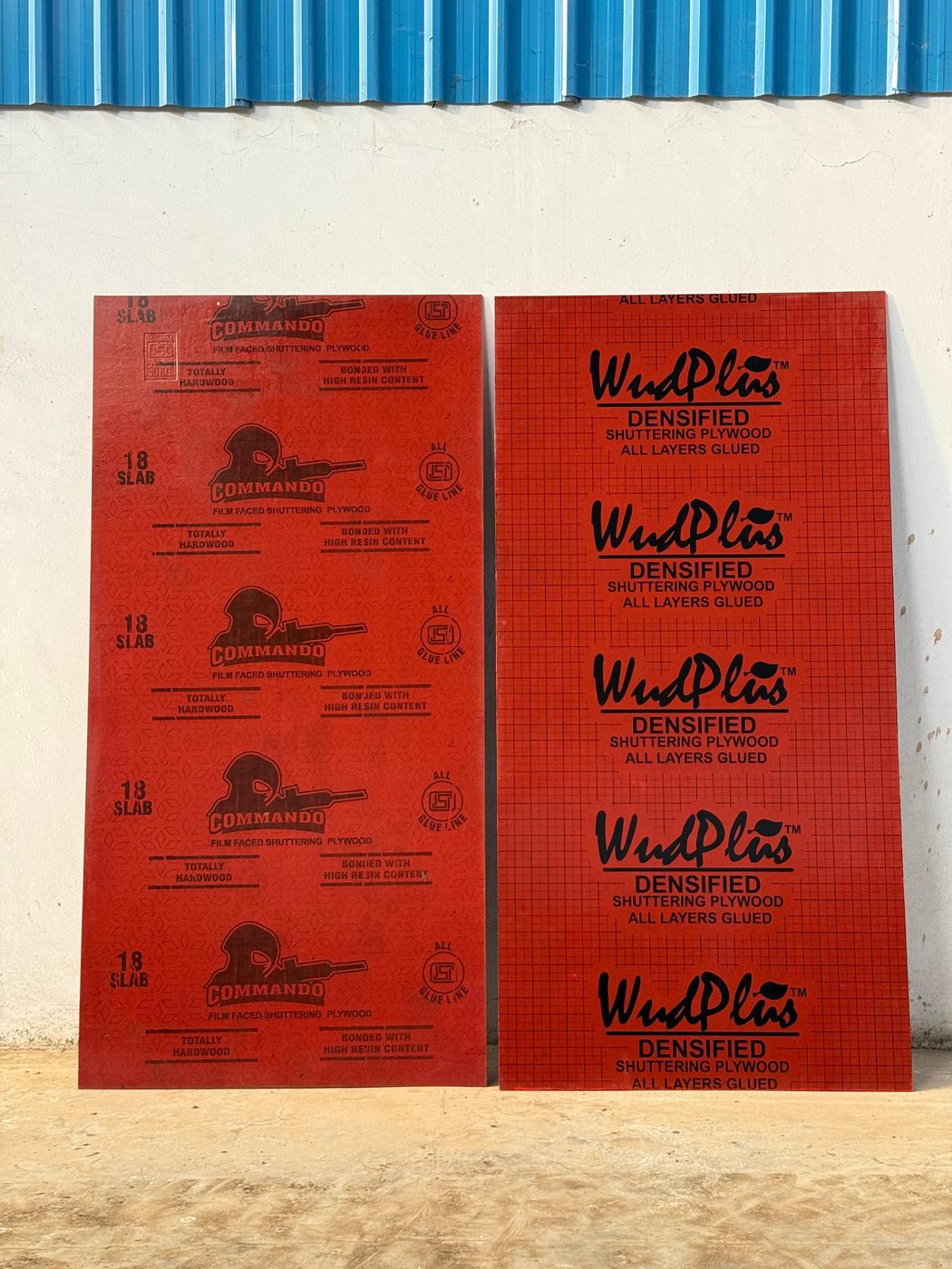 WudPlus and Commando Densified Shuttering Plywood