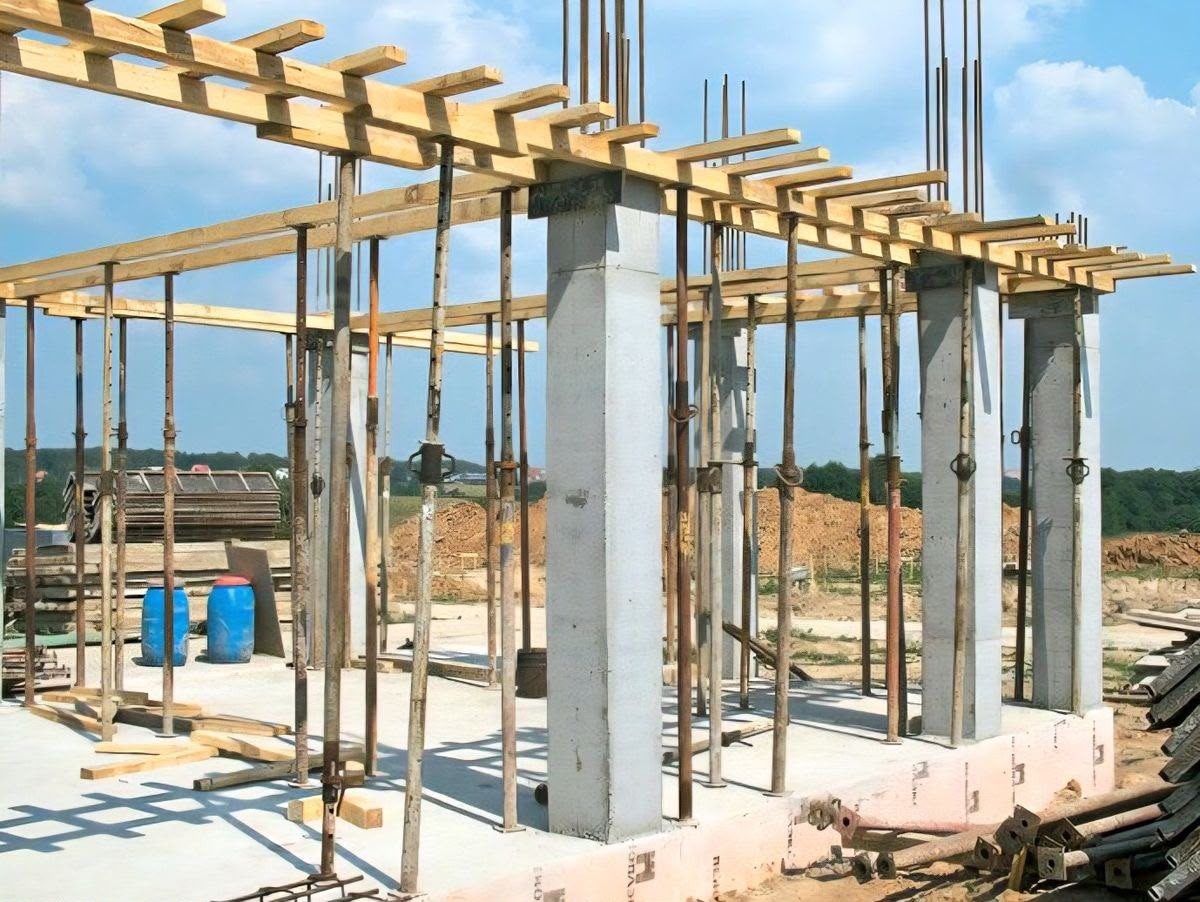 Timber Staging and Pinewood Joists